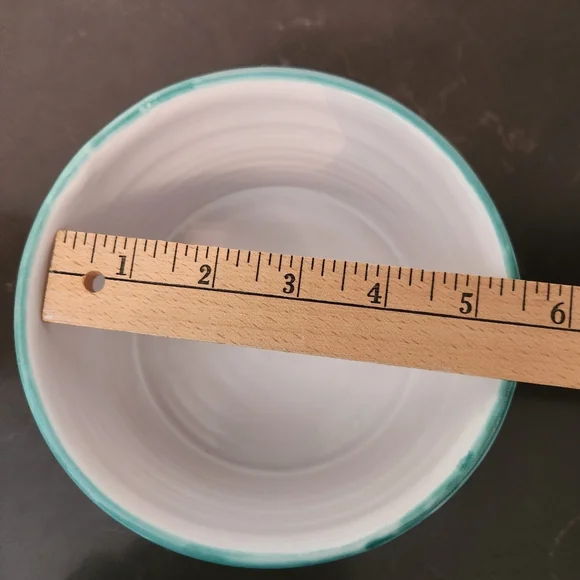 Vintage Modra Slov Keramika Hand-Painted Ceramic Bowls #858 – Folk Art Pottery - Picture 6 of 7